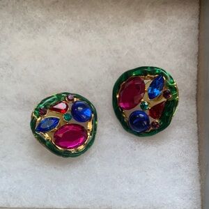 Colorful Gemstone Earrings